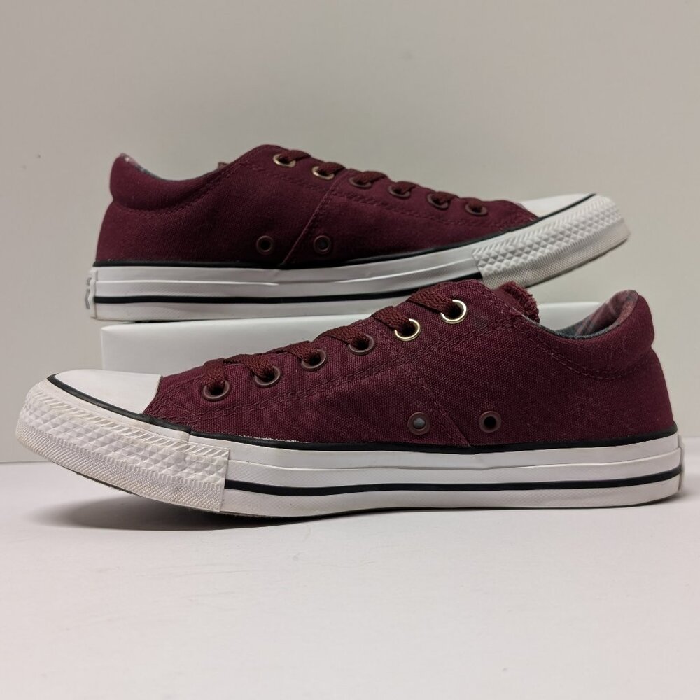 Converse 561739F Women's Madison Ox Low Top Sneaker in Dark Burgundy - Picture 11 of 16